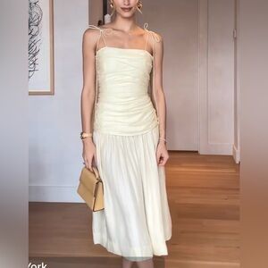 Zara draped midi ZW collection 0 xs w tags